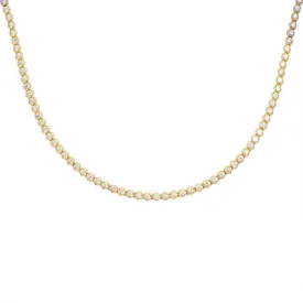 14k Buttercup Tennis Choker