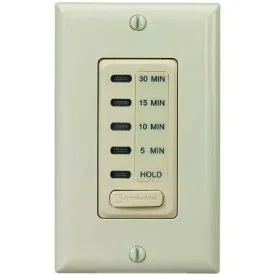 15-Amp 30-Minutes Countdown In-Wall Preset Timer Switch Ivory