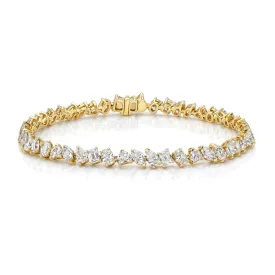 18k Fortuna Tennis Bracelet with Diamonds