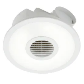 250m³/hr Skyline LED Round Exhaust Fan 16w in White/Cream