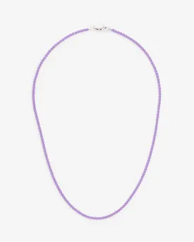 2.5mm Micro Tennis Chain - Lavender