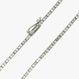 2mm Diamond Tennis Necklace