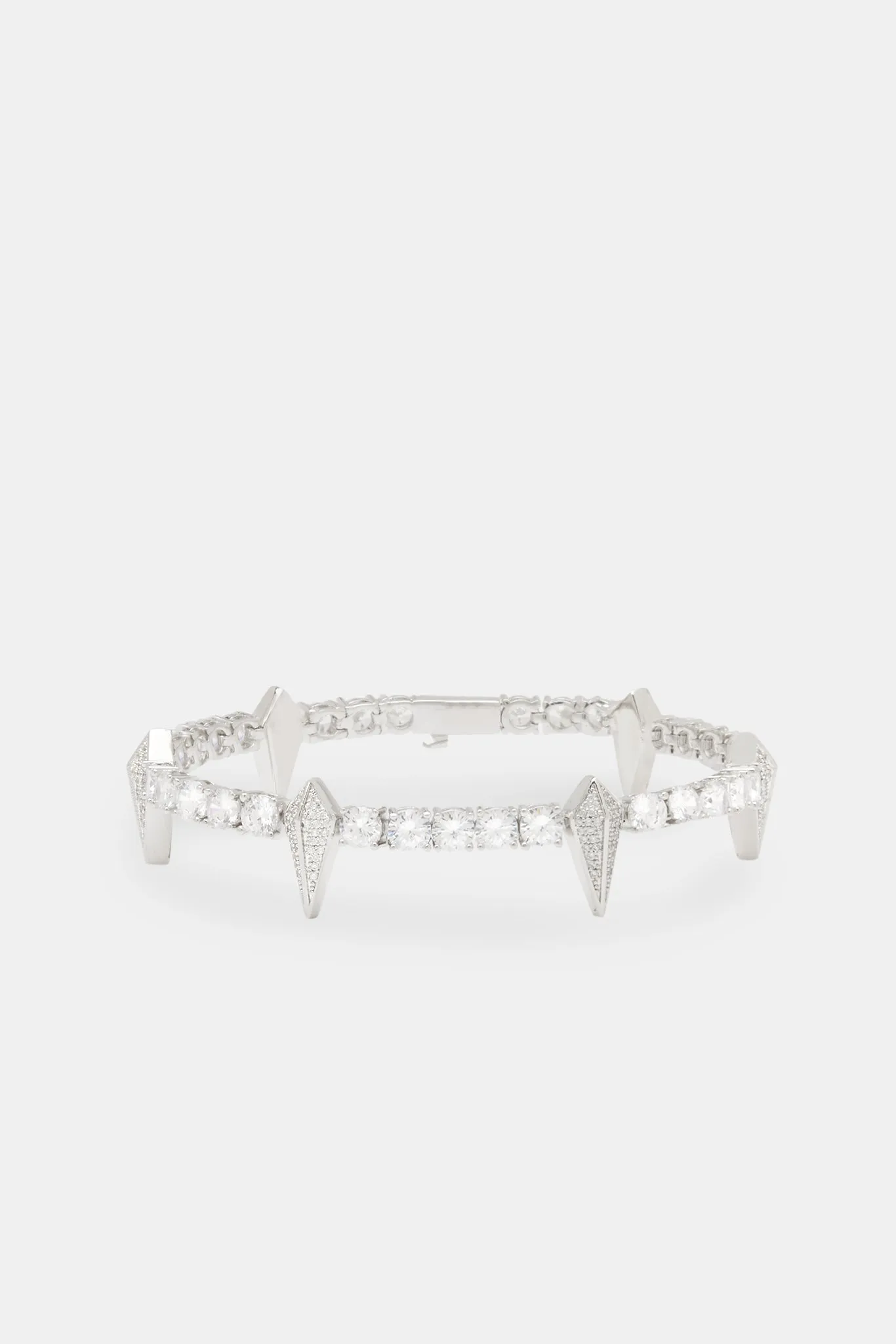 5mm Iced Pave Spike Tennis Bracelet