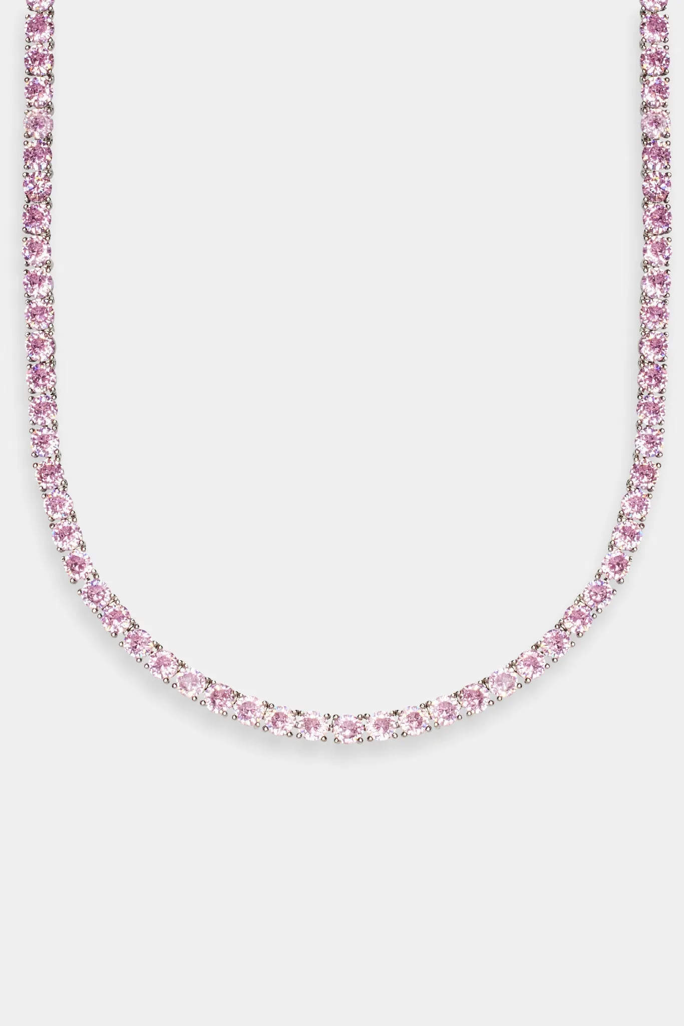 5mm Pink Tennis Chain