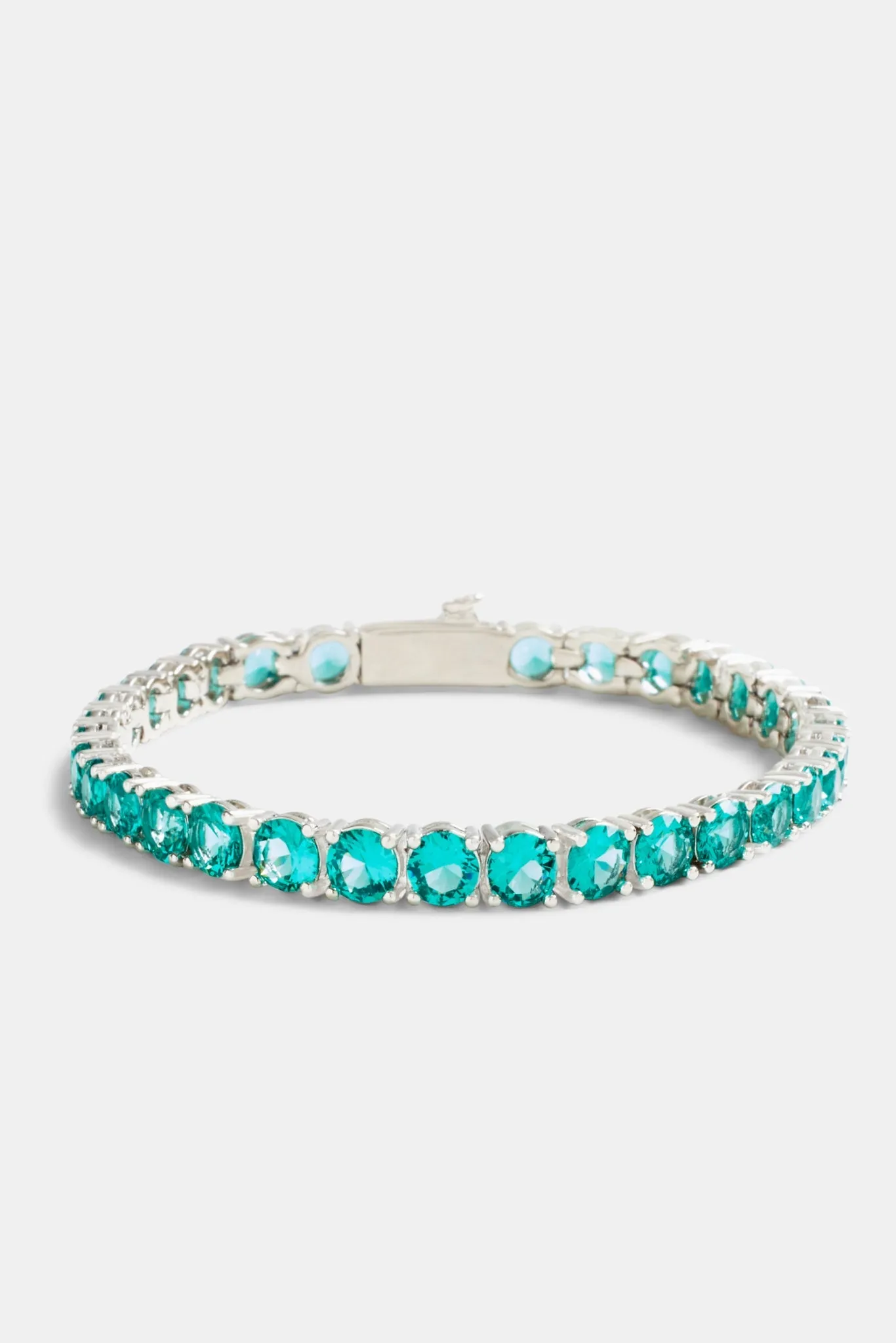 5mm Tennis Bracelet - Aqua