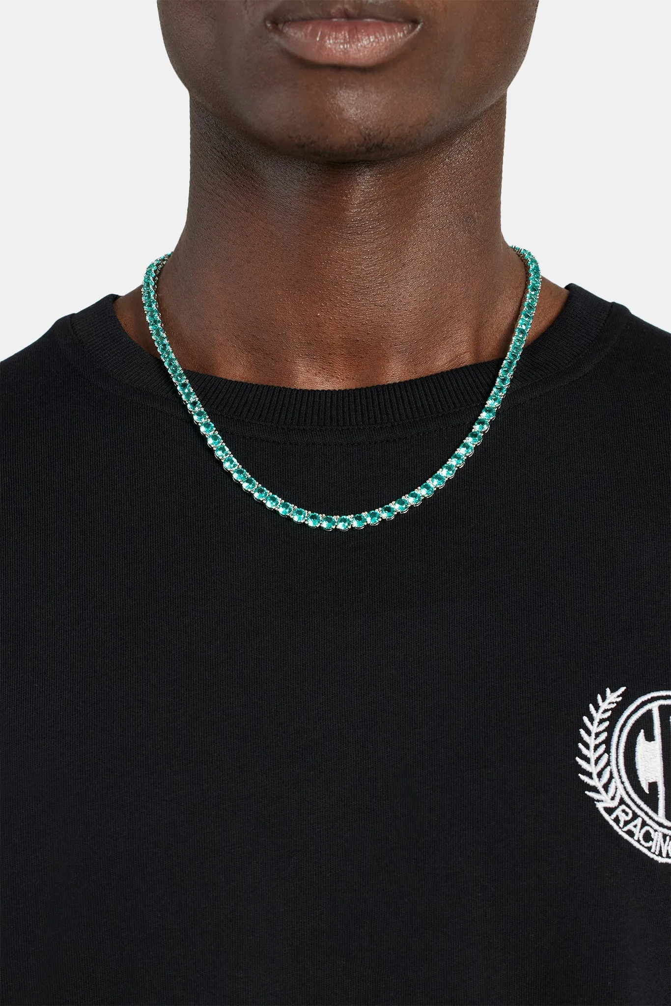 5mm Tennis Chain - Aqua