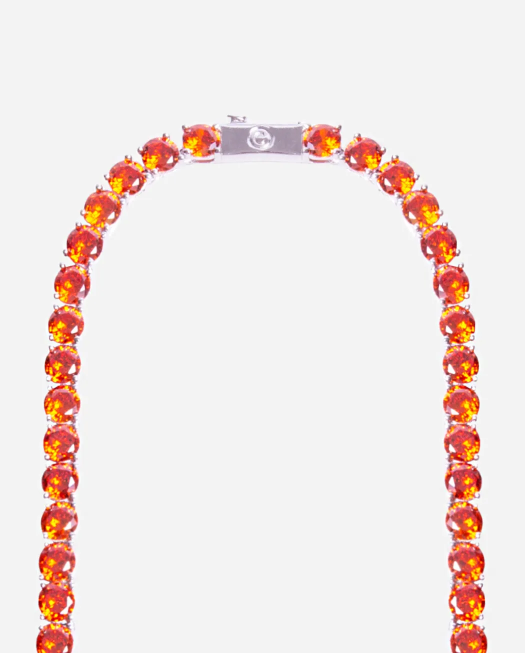 5mm Tennis Chain - Orange