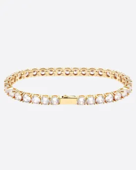 5MM VVS TENNIS bracelet - Gold