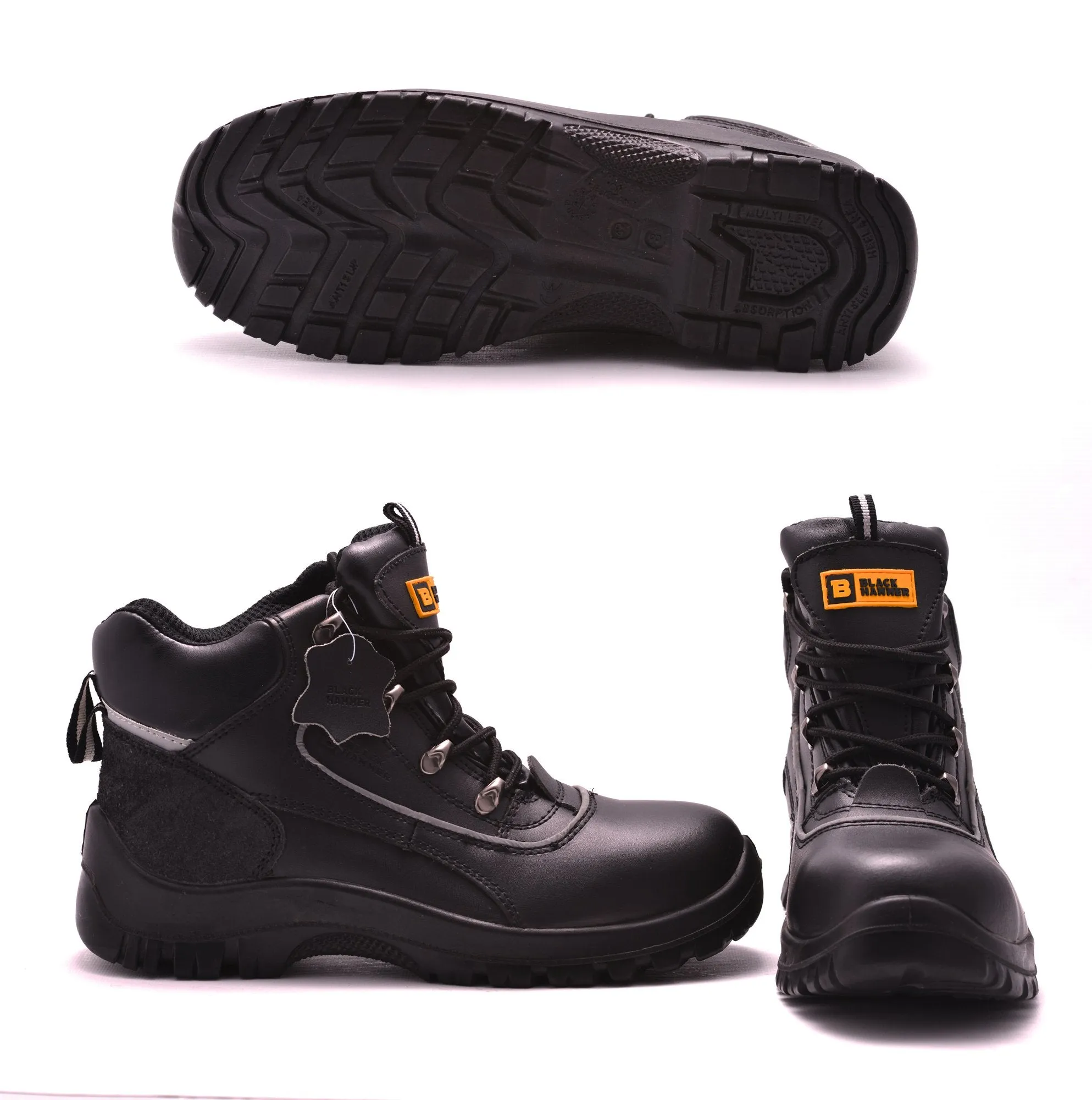 7752 Mens Safety Boots with Steel Toe Cap