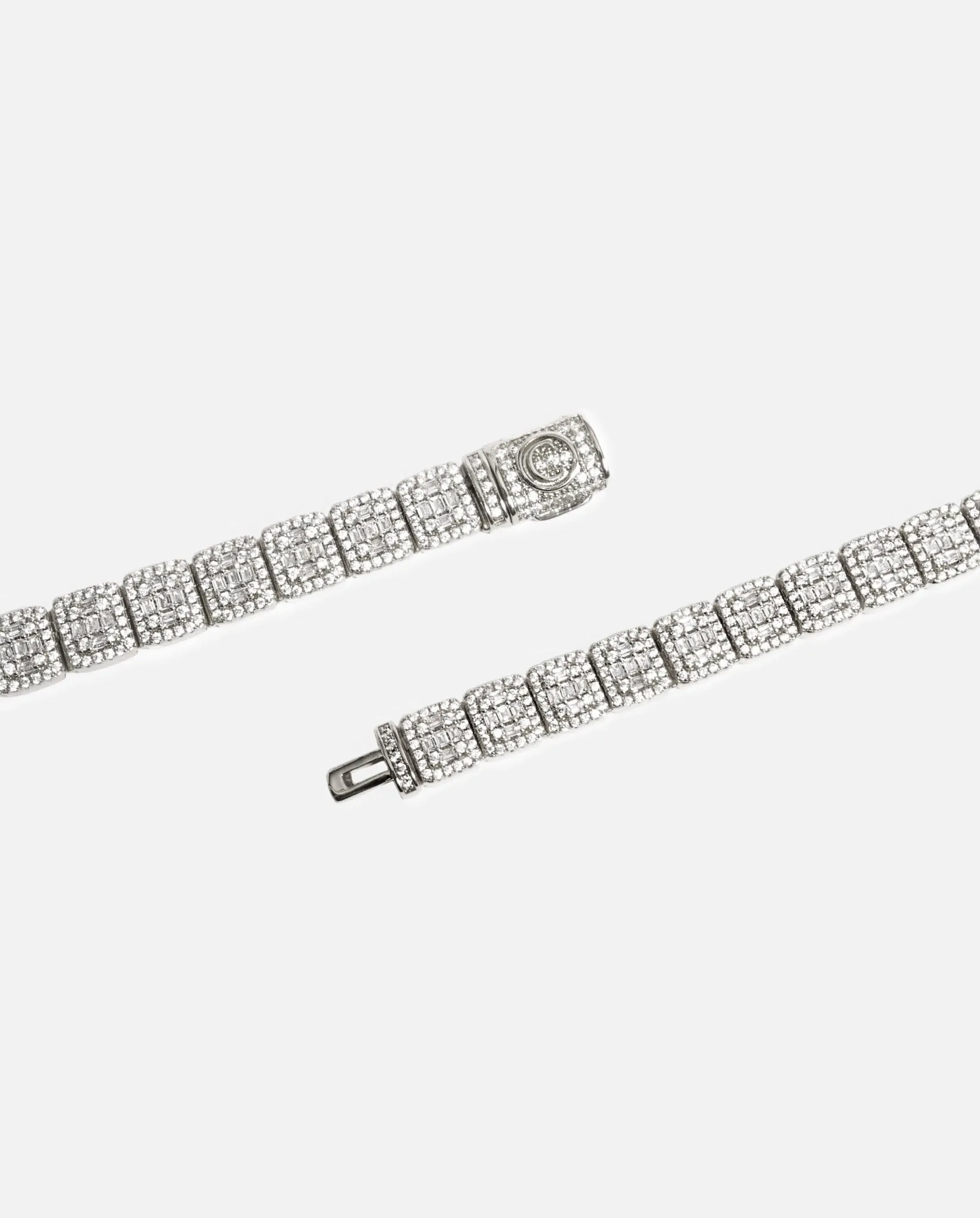 8mm Clustered Baguette Tennis Chain