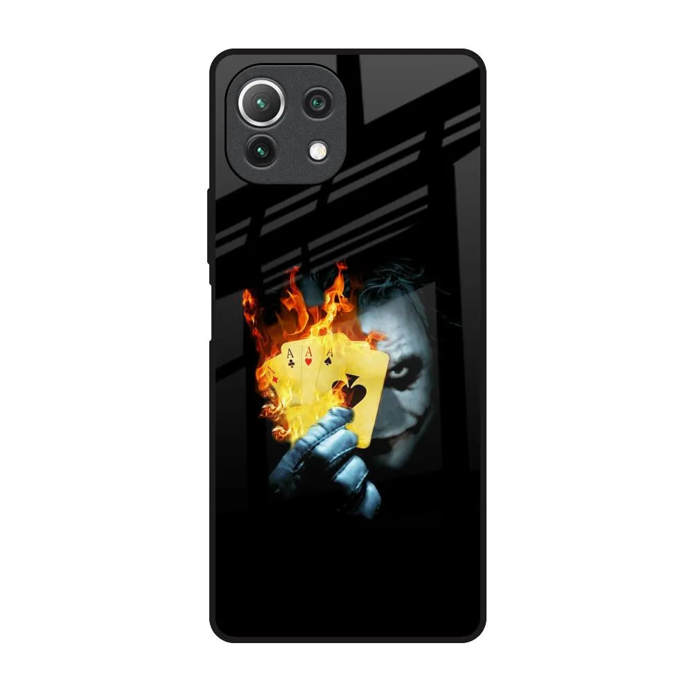 AAA Joker Glass Case for Mi 11 Lite NE 5G