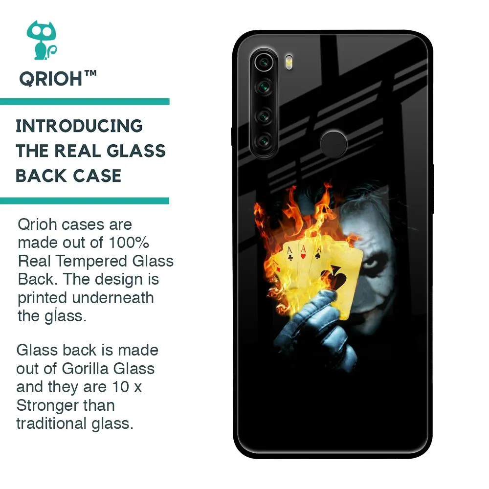 AAA Joker Glass Case for Xiaomi Redmi Note 8