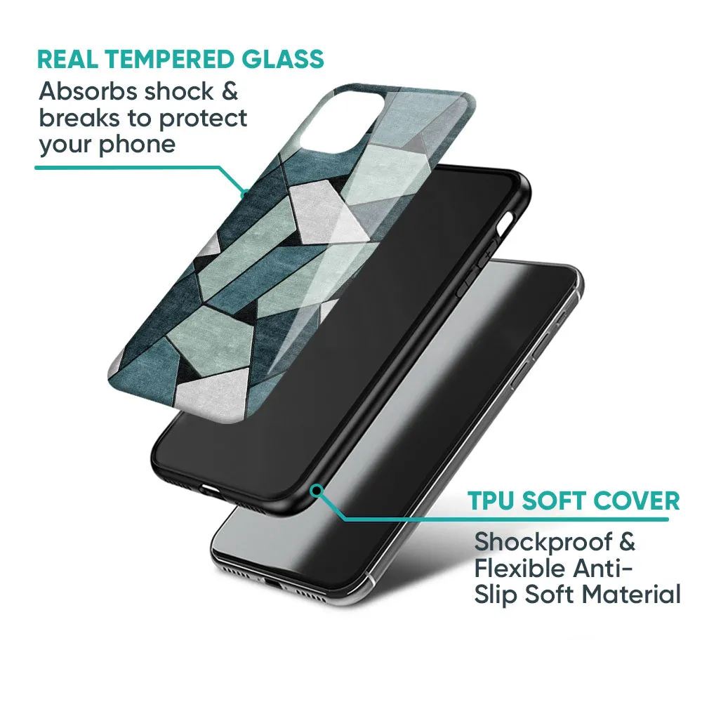 Abstact Tiles Glass Case for OnePlus 10T 5G