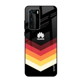 Abstract Arrow Pattern Glass Case For Huawei P40 Pro