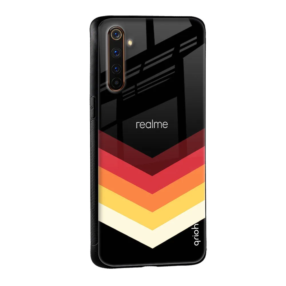 Abstract Arrow Pattern Glass Case For Realme Narzo 20 Pro