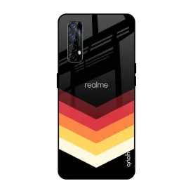 Abstract Arrow Pattern Glass Case For Realme Narzo 20 Pro