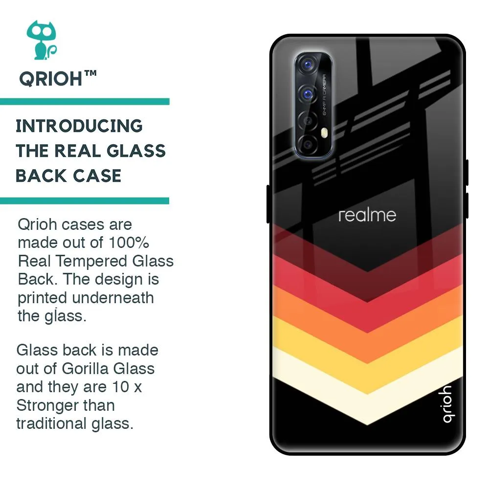 Abstract Arrow Pattern Glass Case For Realme Narzo 20 Pro