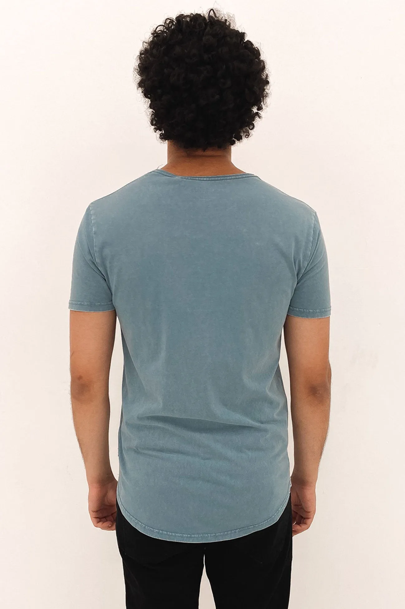 Acid Tail Tee Washed Blue