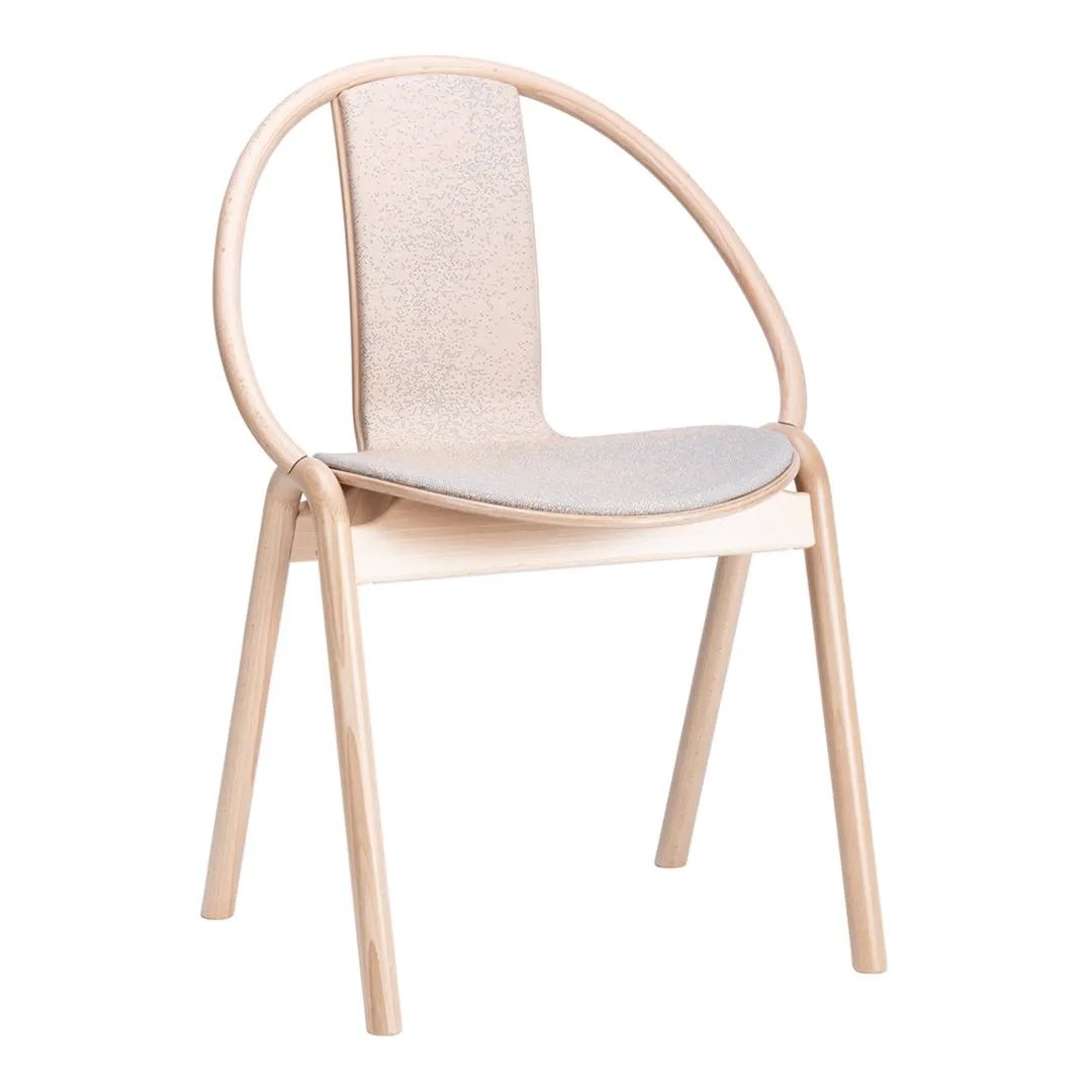 Again Chair - Upholstered - Beech Frame