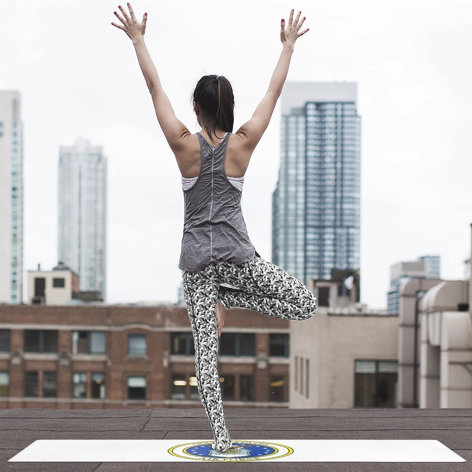 Air Force Suede Anti-slip Yoga Mat