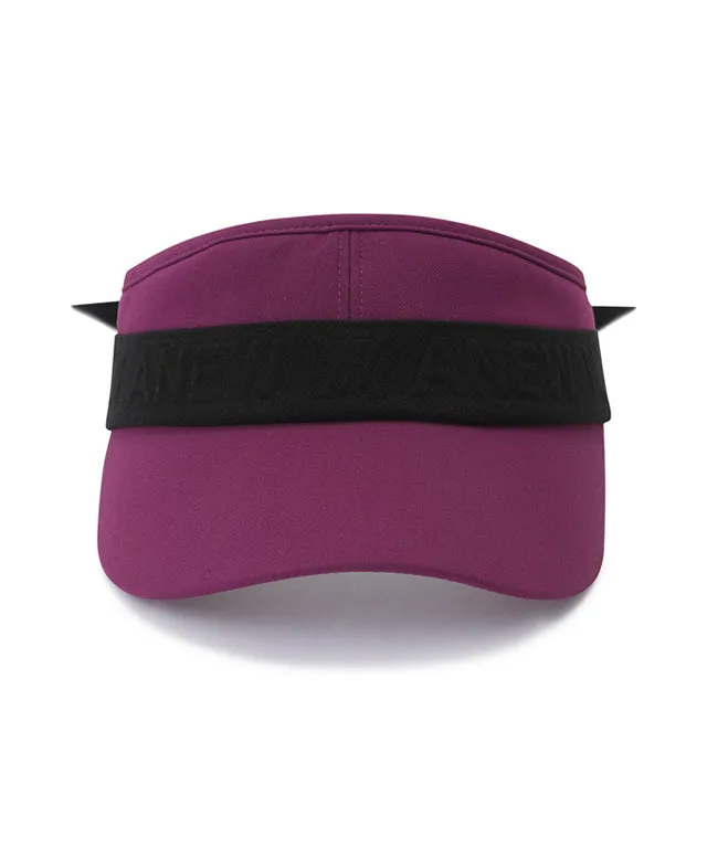 ANEW Volume Logo Winter Visor- Purple