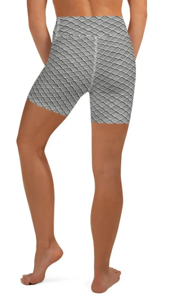 Anti Cellulite Pattern Yoga Shorts