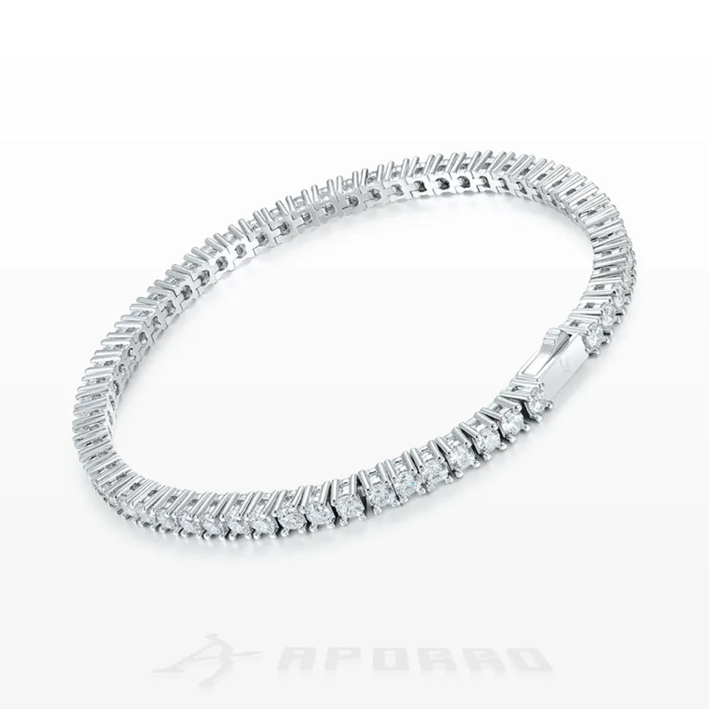 Aporro Iced Tennis Bracelet - 3mm