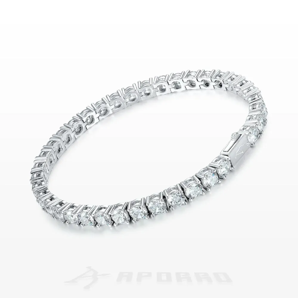 Aporro Iced Tennis Bracelet - 5mm