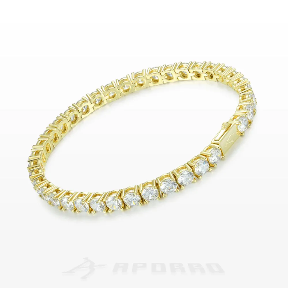 Aporro Iced Tennis Bracelet - 5mm