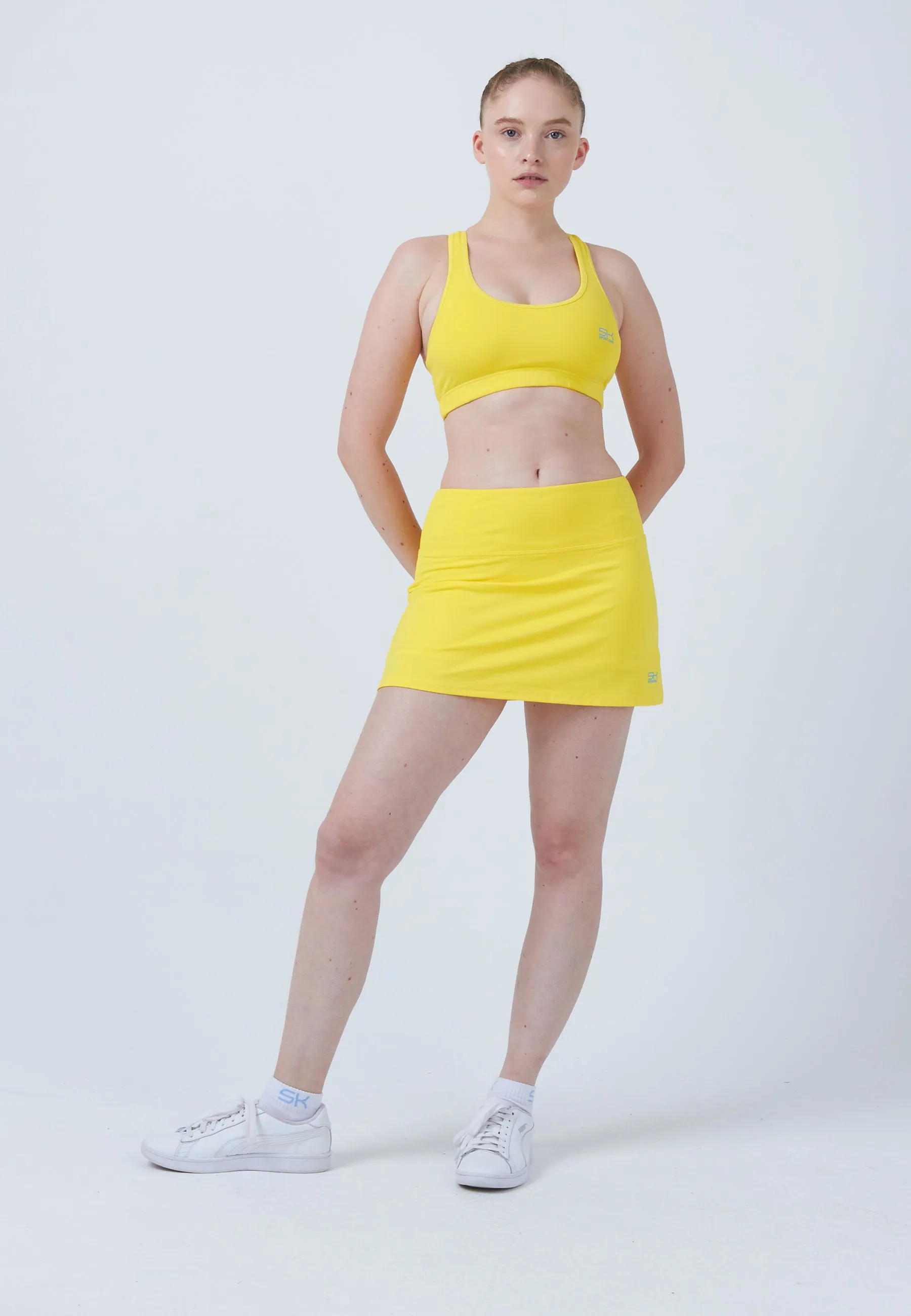 Basic Tennis Skort, yellow