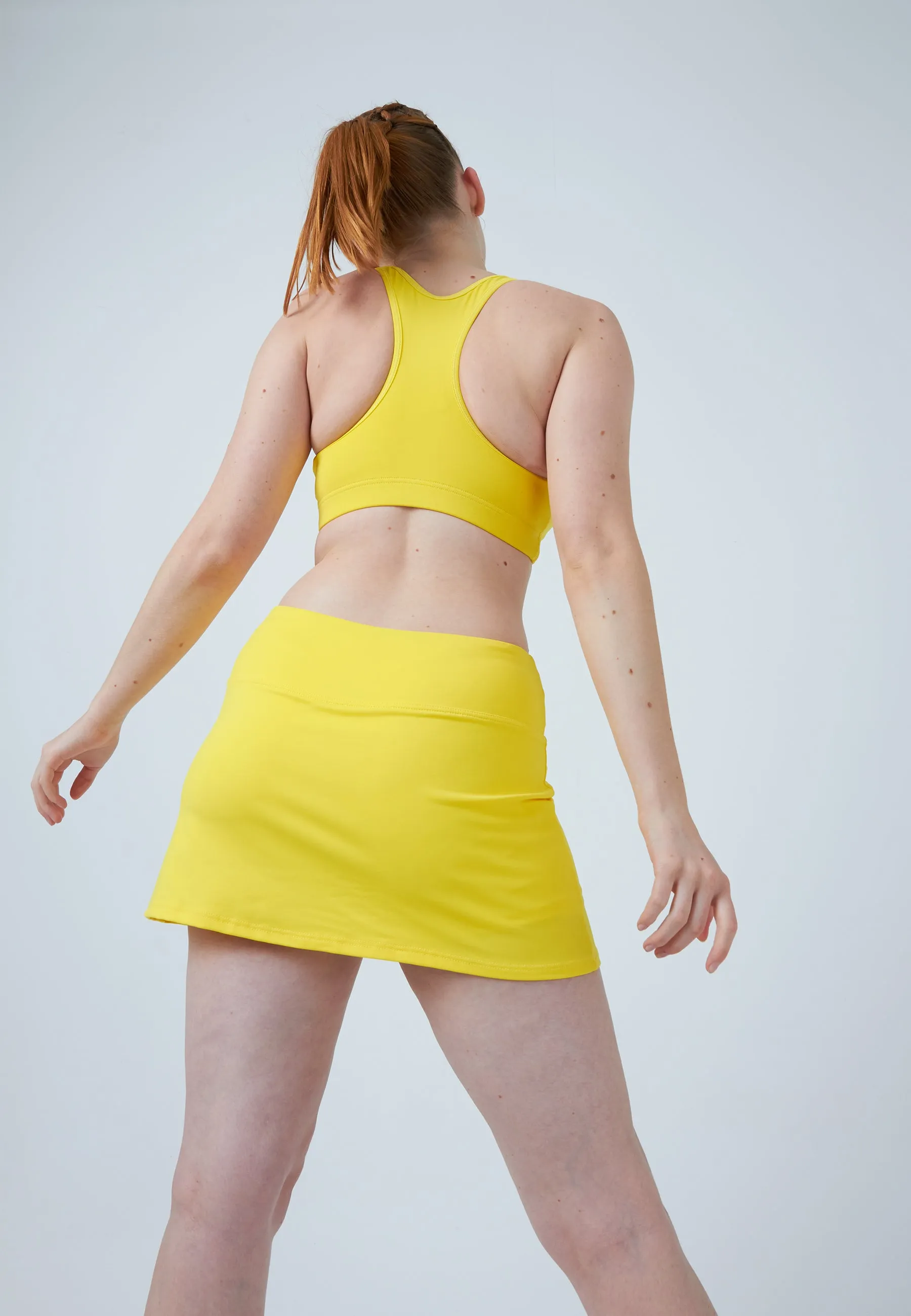 Basic Tennis Skort, yellow