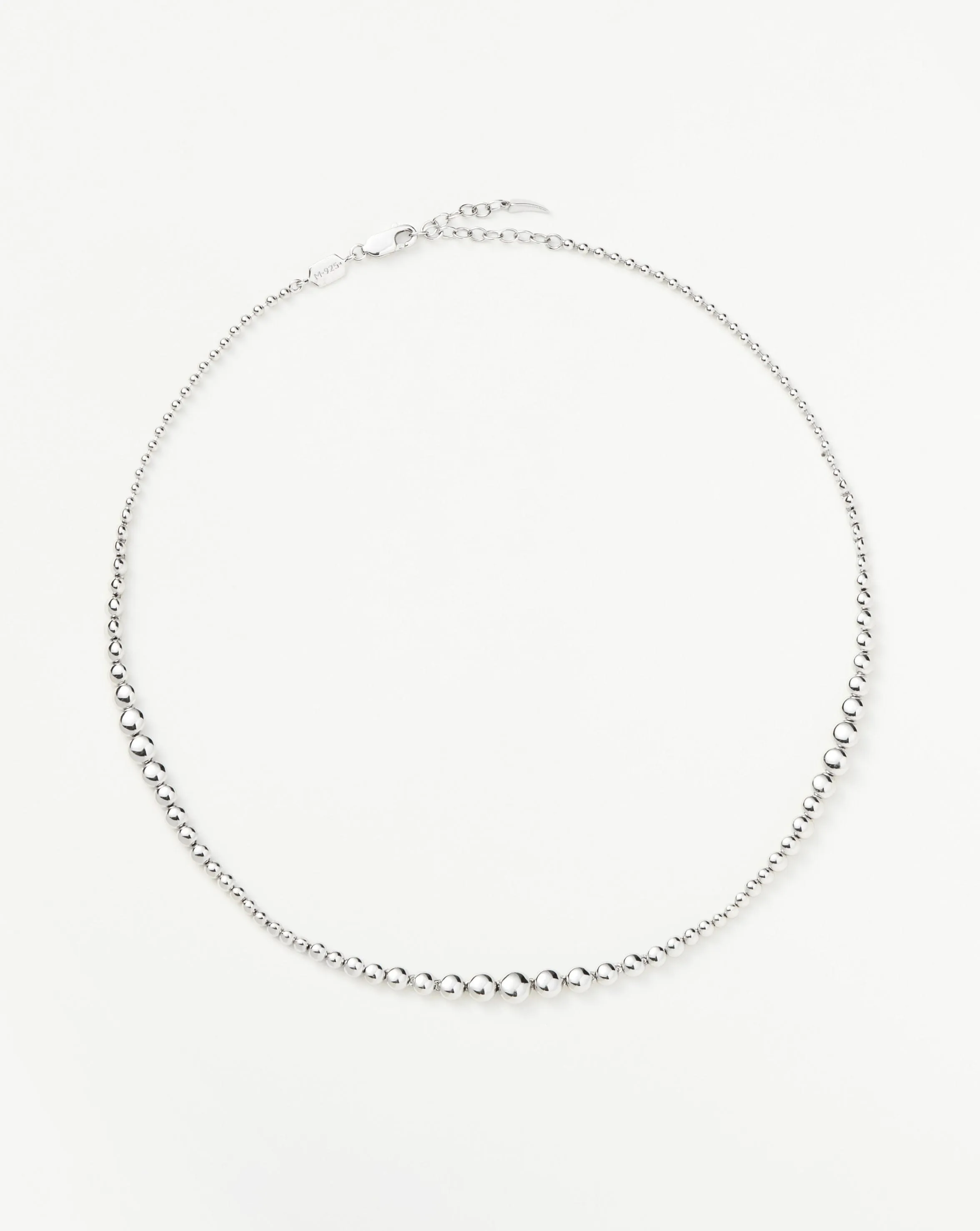 Beaded Choker | Sterling Silver