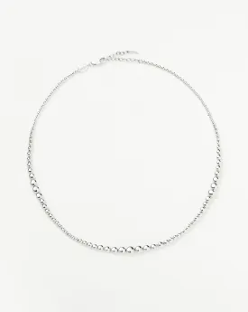 Beaded Choker | Sterling Silver