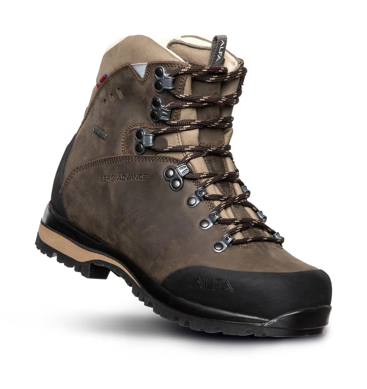 Berg Advance GTX W - Wide hiking boot - CLASSIC BROWN