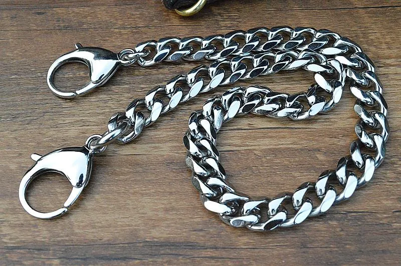 Biker Wallet Chain Stainless Steel 18'' Wallet Chain Pants Chain Jeans Chain Jean Chain For Men