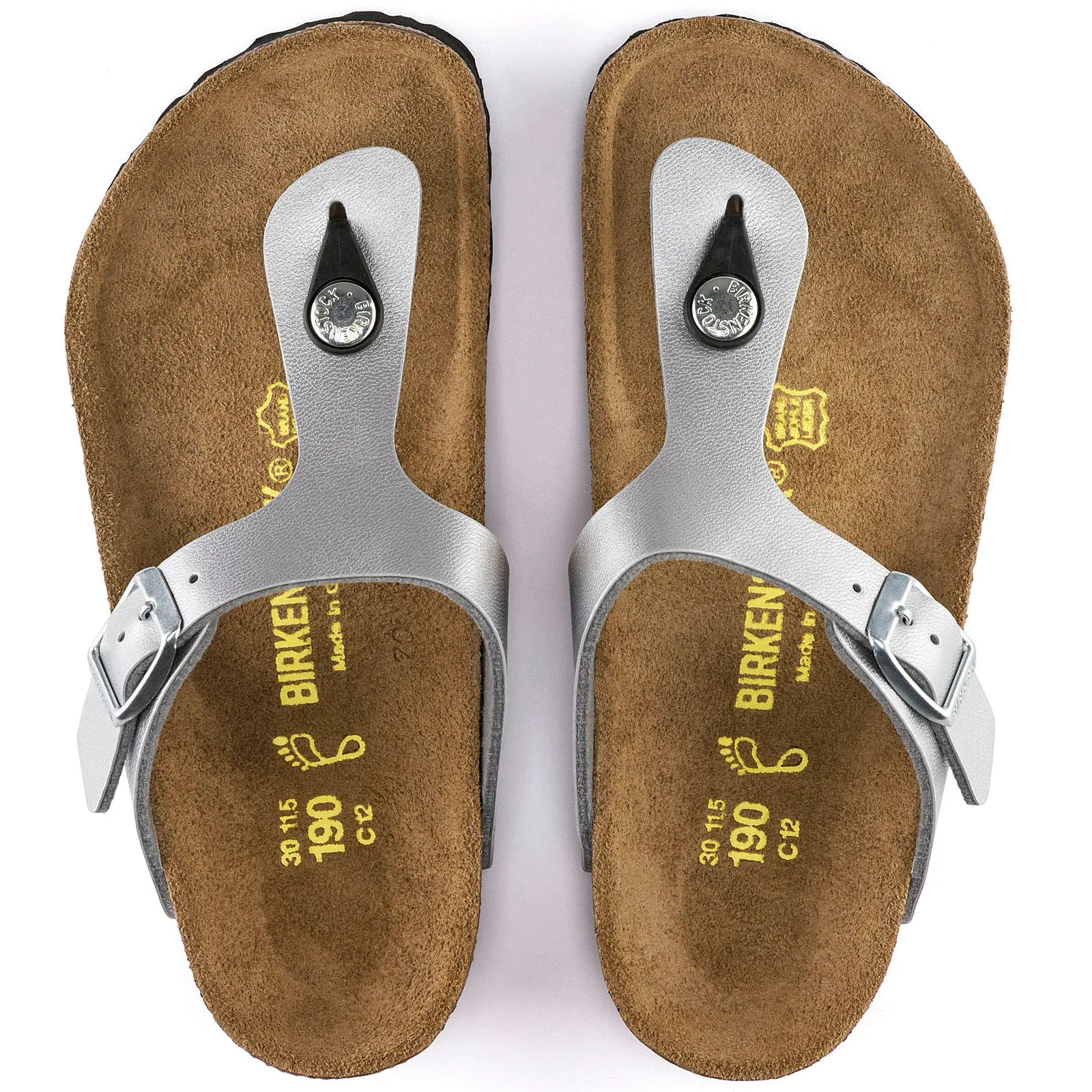 Birkenstock Kids Gizeh Silver 846153