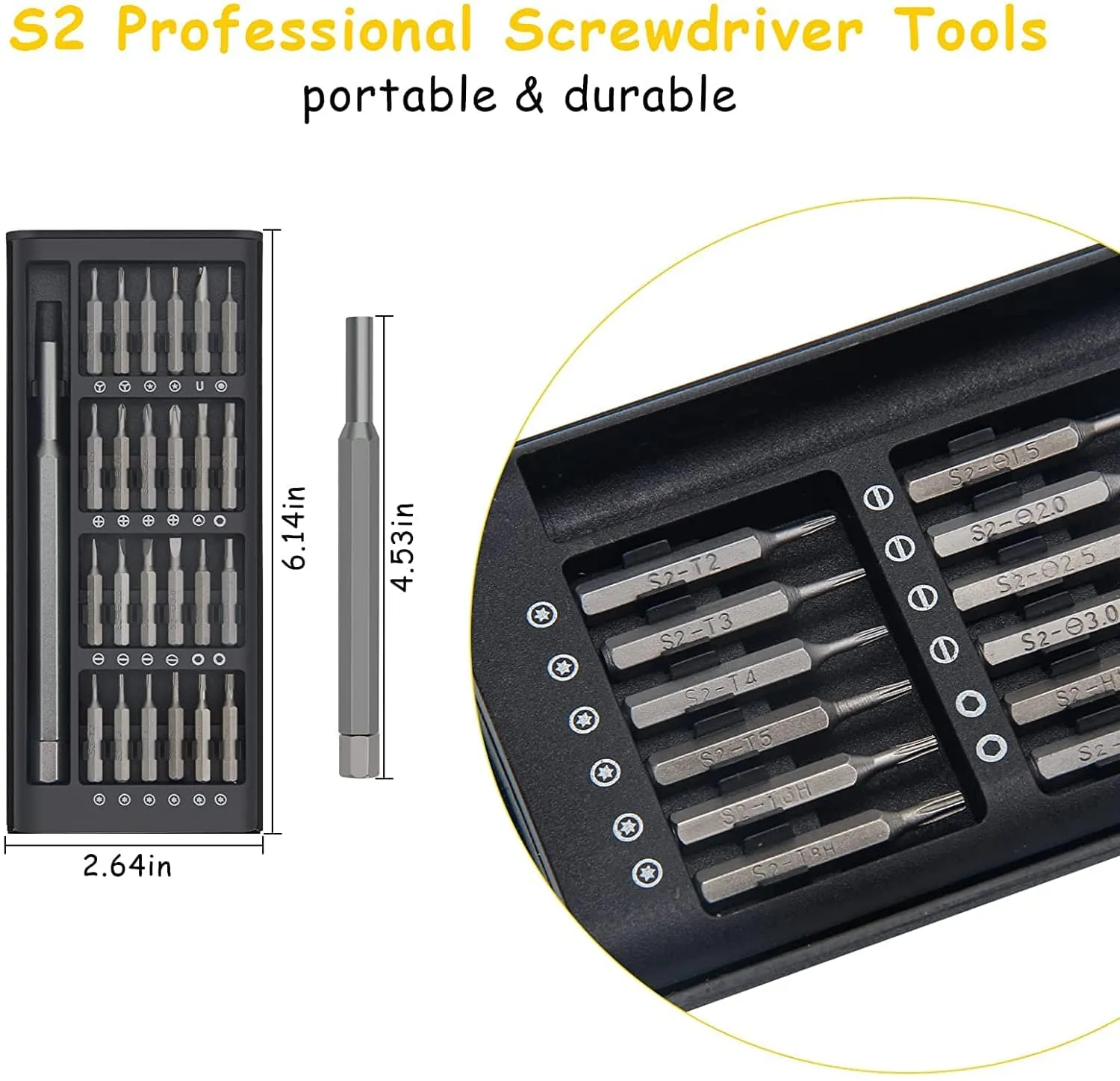 BitBoss™️ 24 in 1 Portable Precision Screwdriver Kit