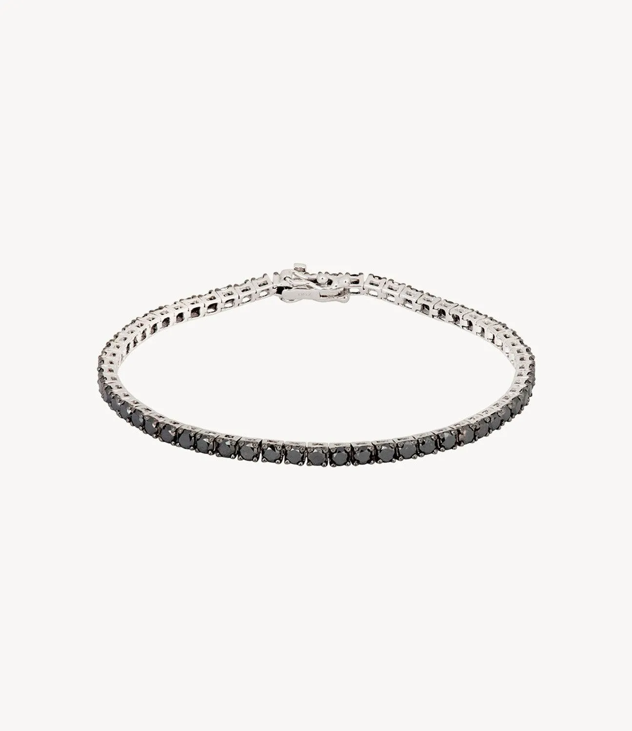 Black Diamond Tennis Bracelet