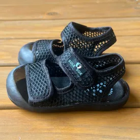 Black Mesh Sandals