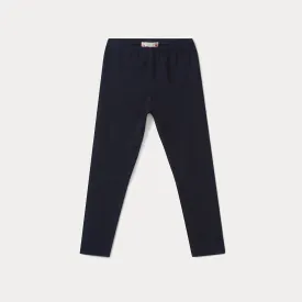 Bonpoint Girl Plain leggings navy