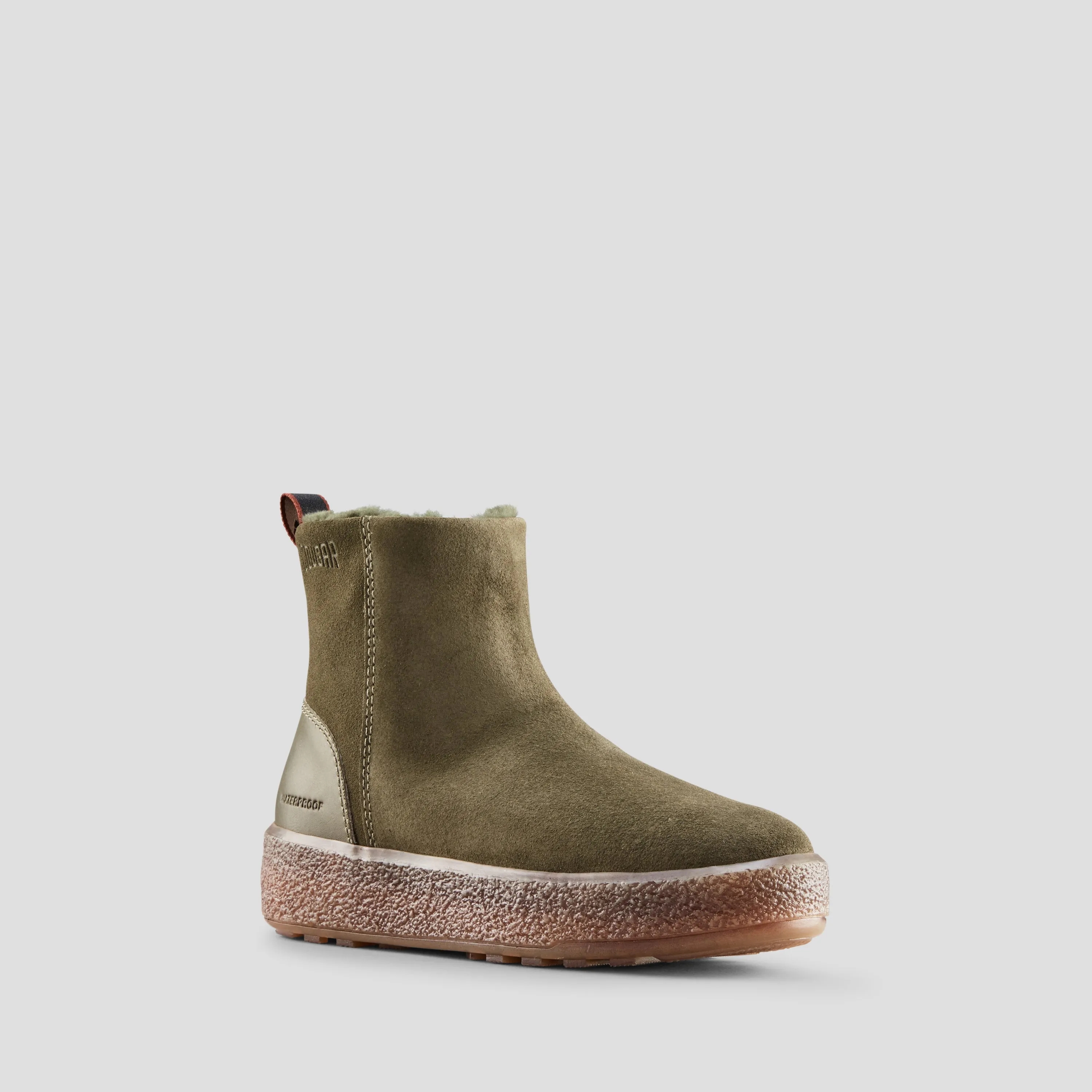 Broom Suede Genuine Lambswool Waterproof Winter Boot