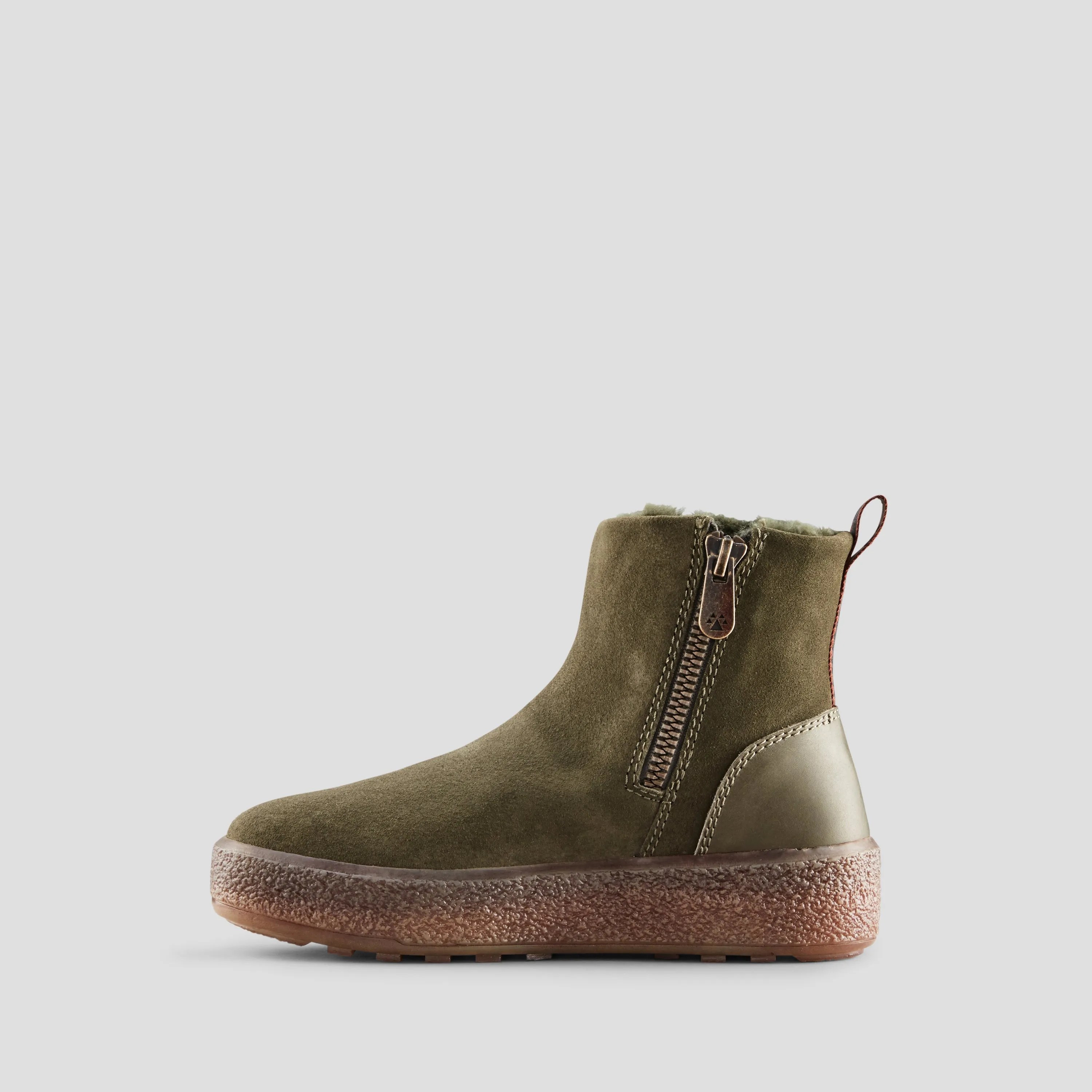 Broom Suede Genuine Lambswool Waterproof Winter Boot