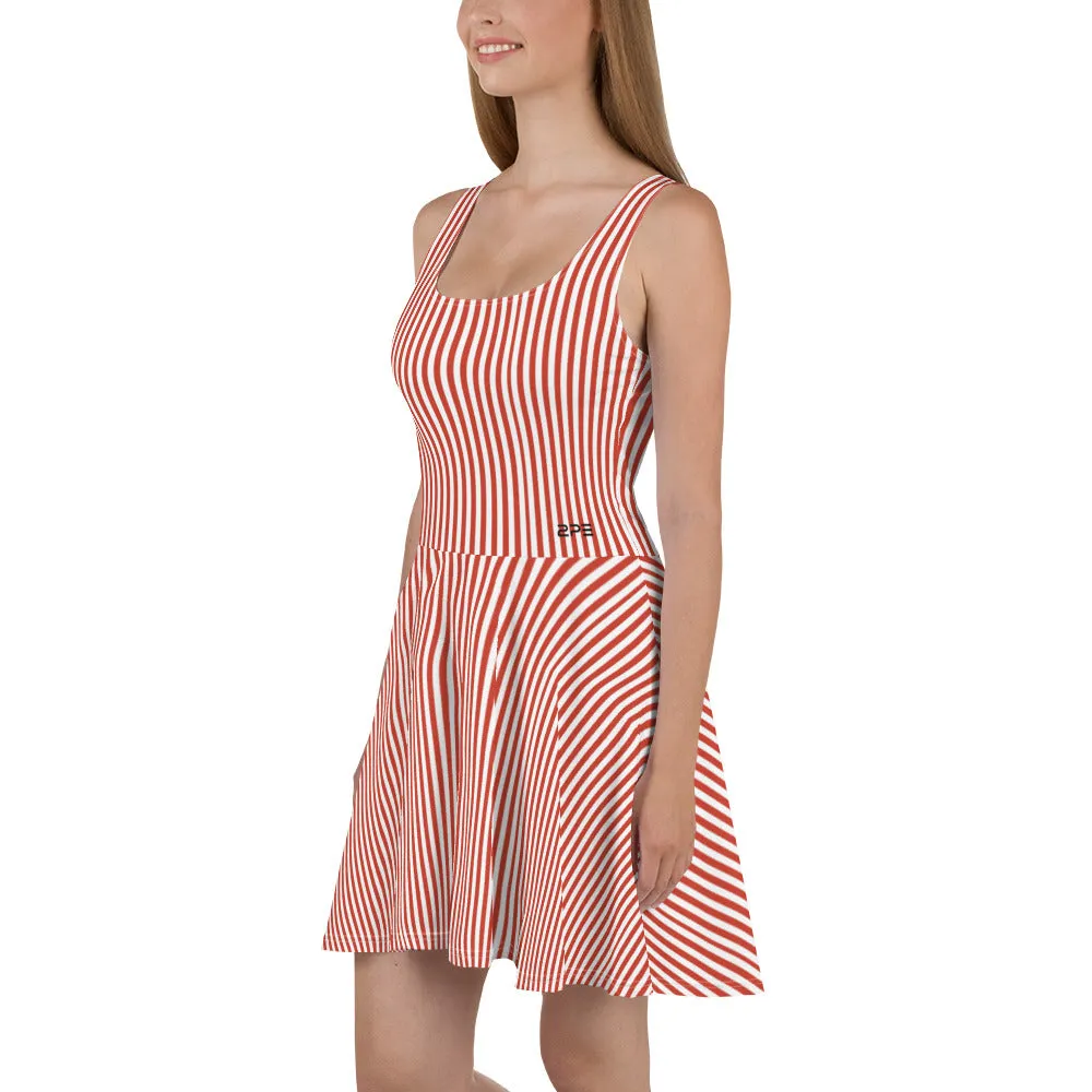 Candy Cane Stripes Tennis Dress