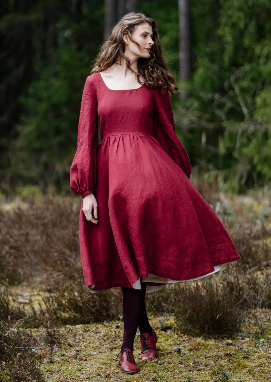 Carmen Dress, Long Sleeve