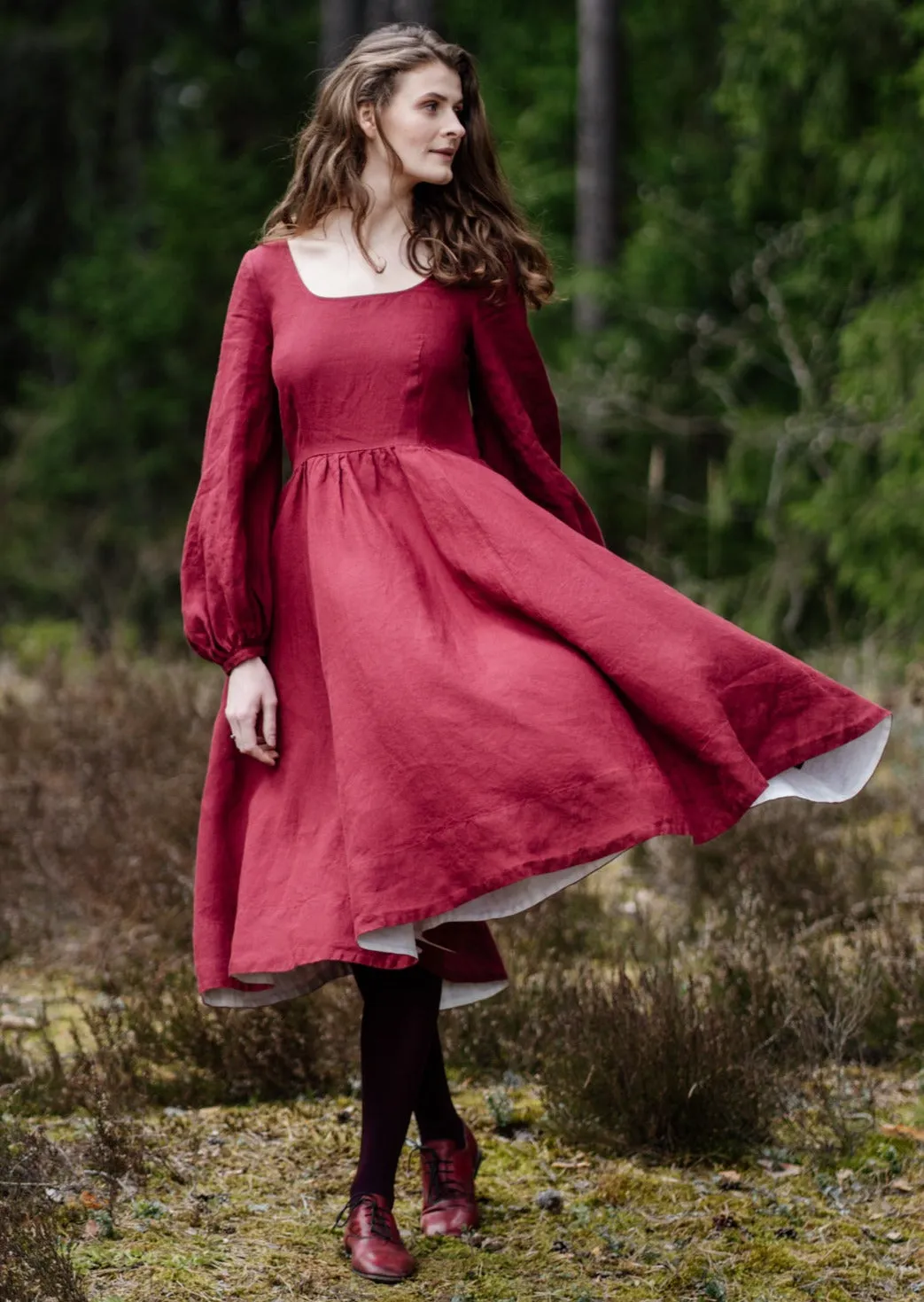 Carmen Dress, Long Sleeve