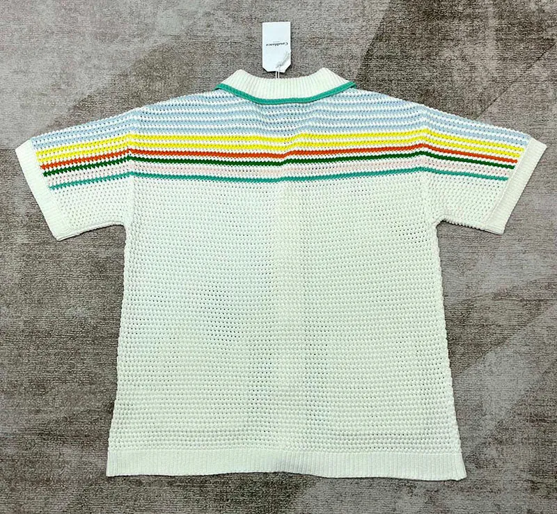 CASABLANCA 2023 Tennis Crochet Shirt