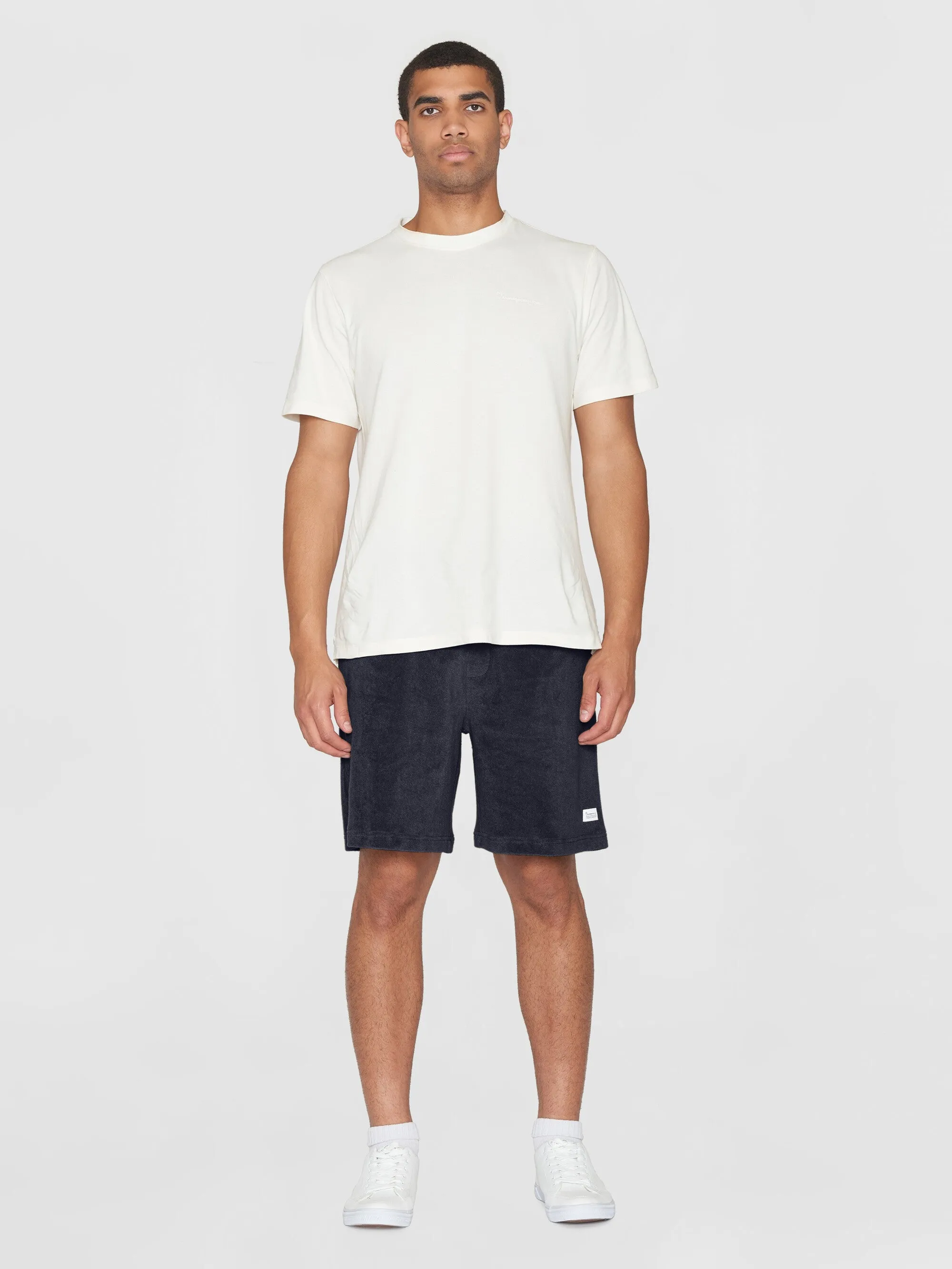 Casual terry shorts - Night Sky