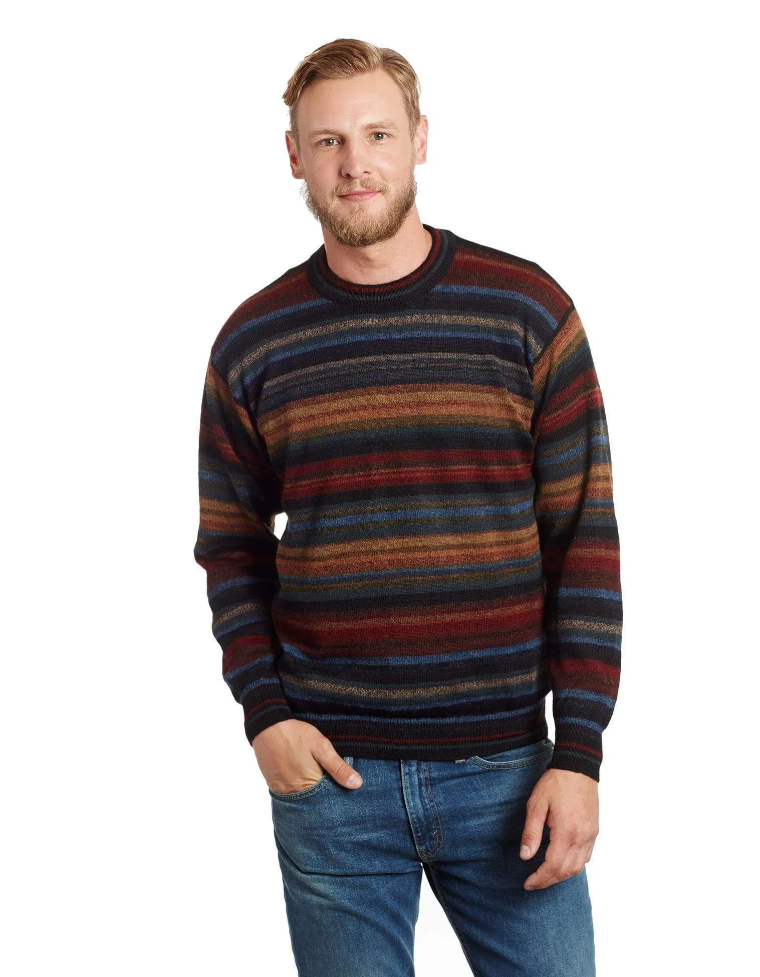 Chiminea Lightweight Men's Alpaca Sweater