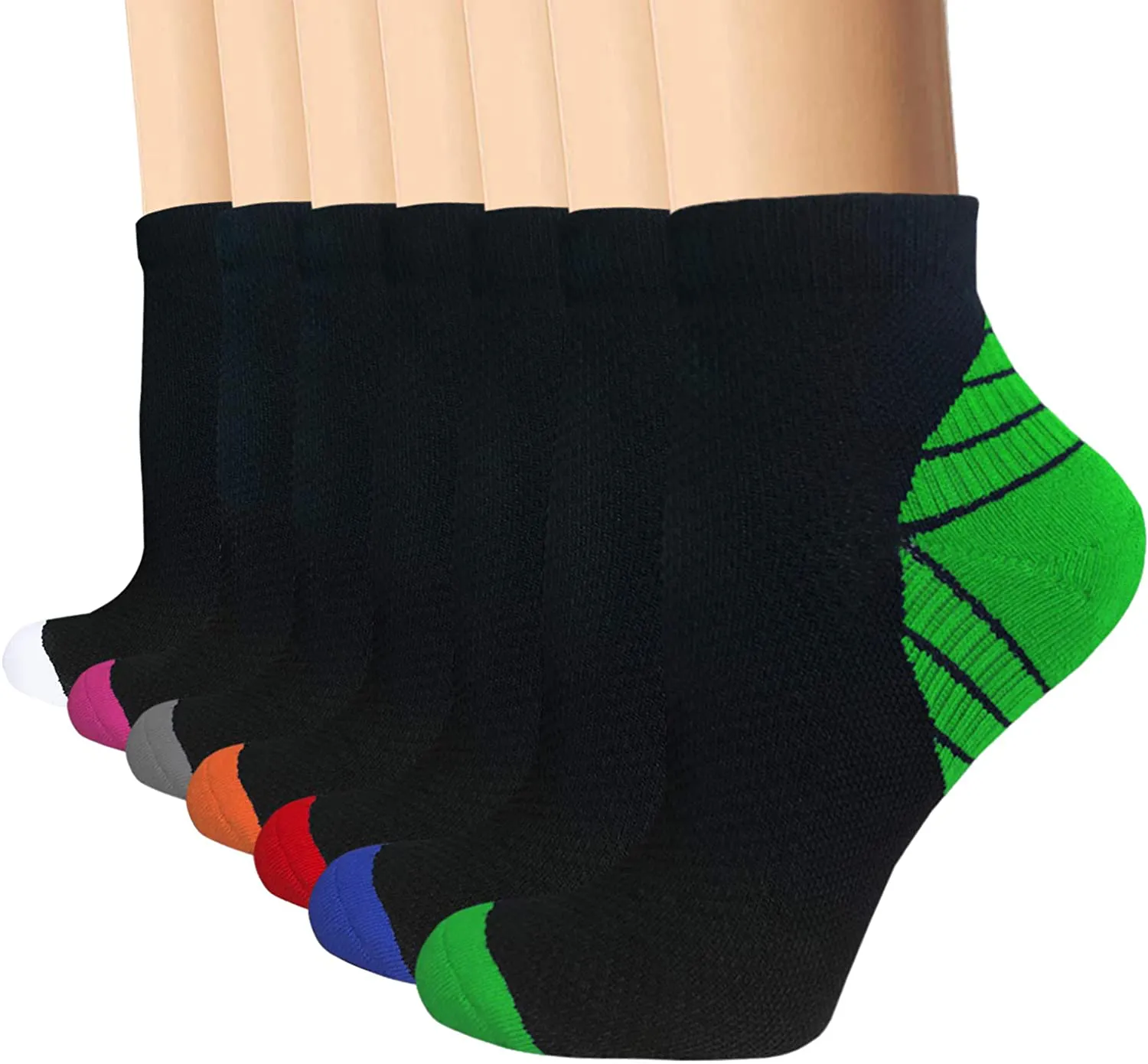 Compression Socks Plantar Fasciitis for Women Men - 8-15 mmHg Best for Athletic,Support,Flight Travel,Nurses,Hiking