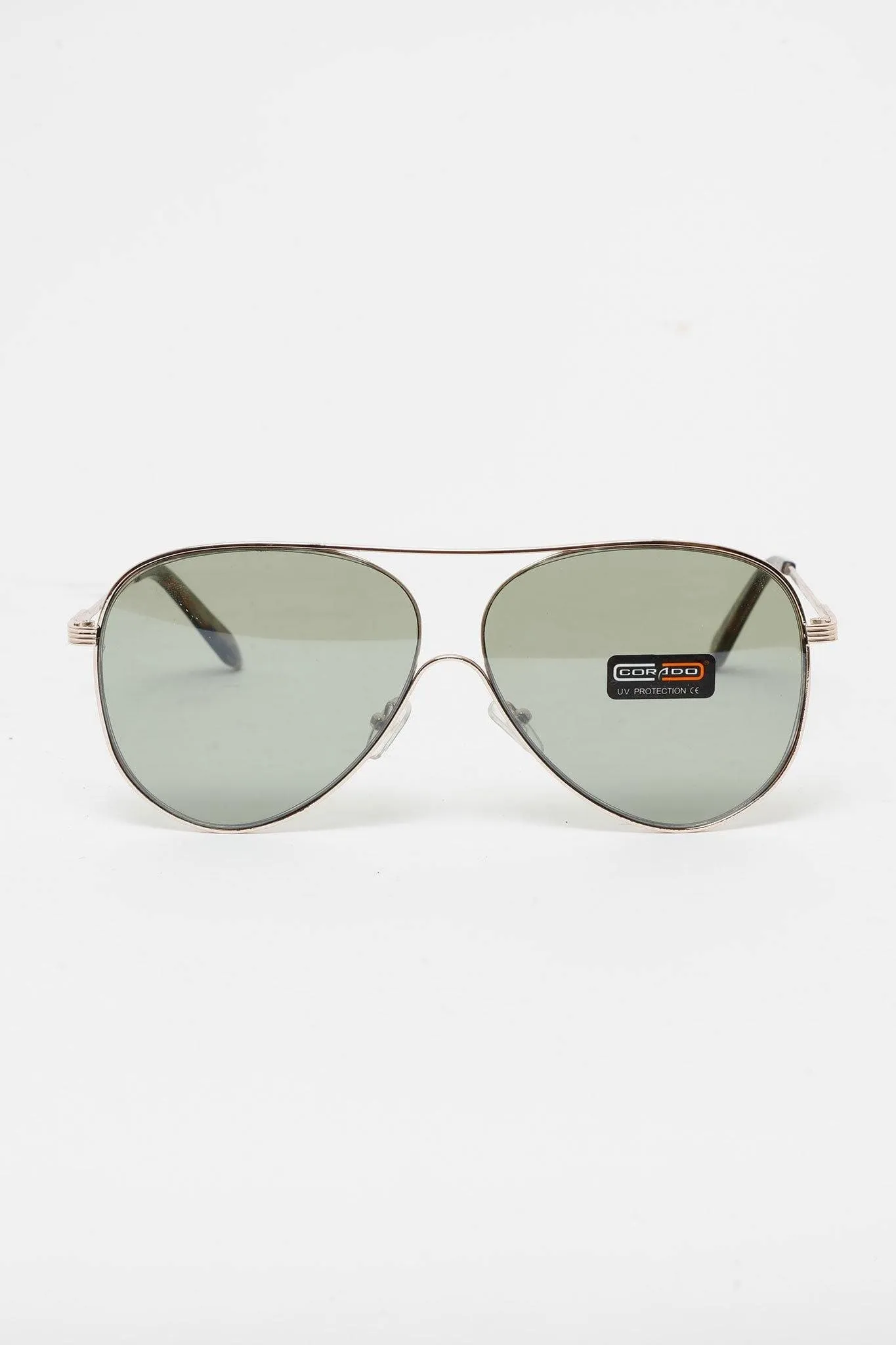 CRD SUNGLASS IN CLEAR LIGHT GREEN